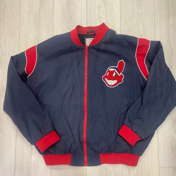 Cleveland Indians Chief Wahoo Genuine Merchandise XL Zip-Up Jacket - Picture 1 of 11